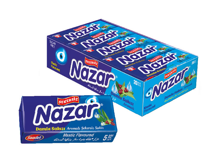 NAZAR SAKIZ 5 'Lİ DAMLA ( 20 'Lİ PAKET )