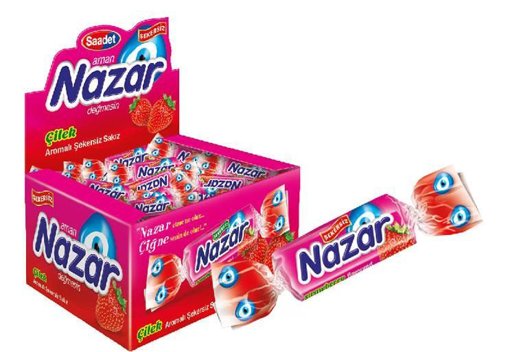 NAZAR SAKIZ ÇİLEK TEKLİ