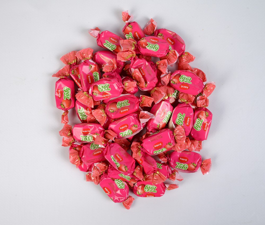 KENT TOFFE ÇİLEK 1KG *5*