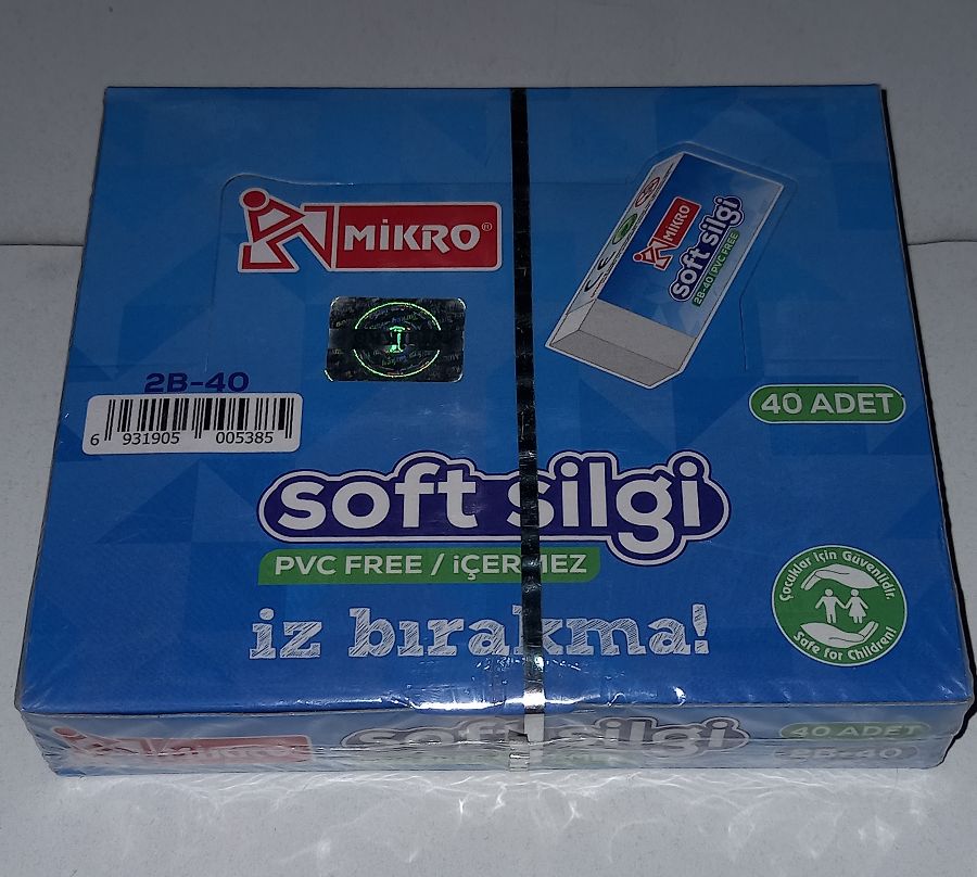 MİKRO SİLGİ 2B-40 40'LI