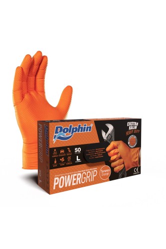 DOLPHİN NİTRİL ELDİVEN EXTRA KALIN POWERGRIP  L