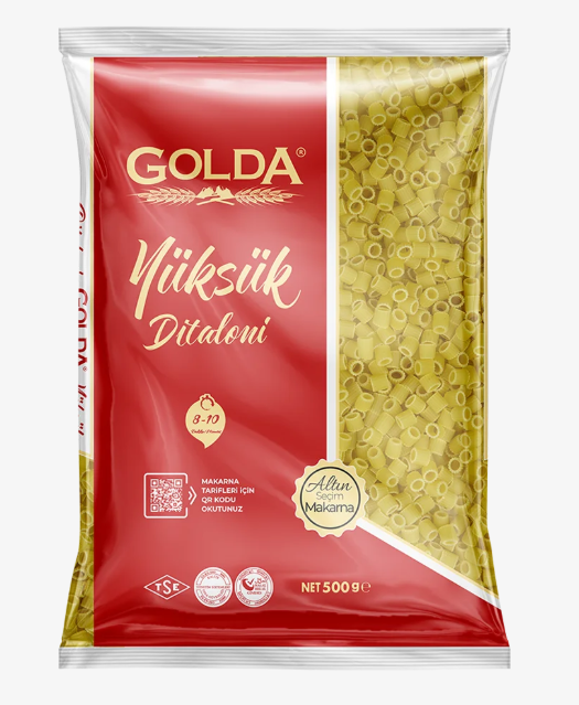 GOLDA MAKARNA YÜKSÜK 500 GR *20*