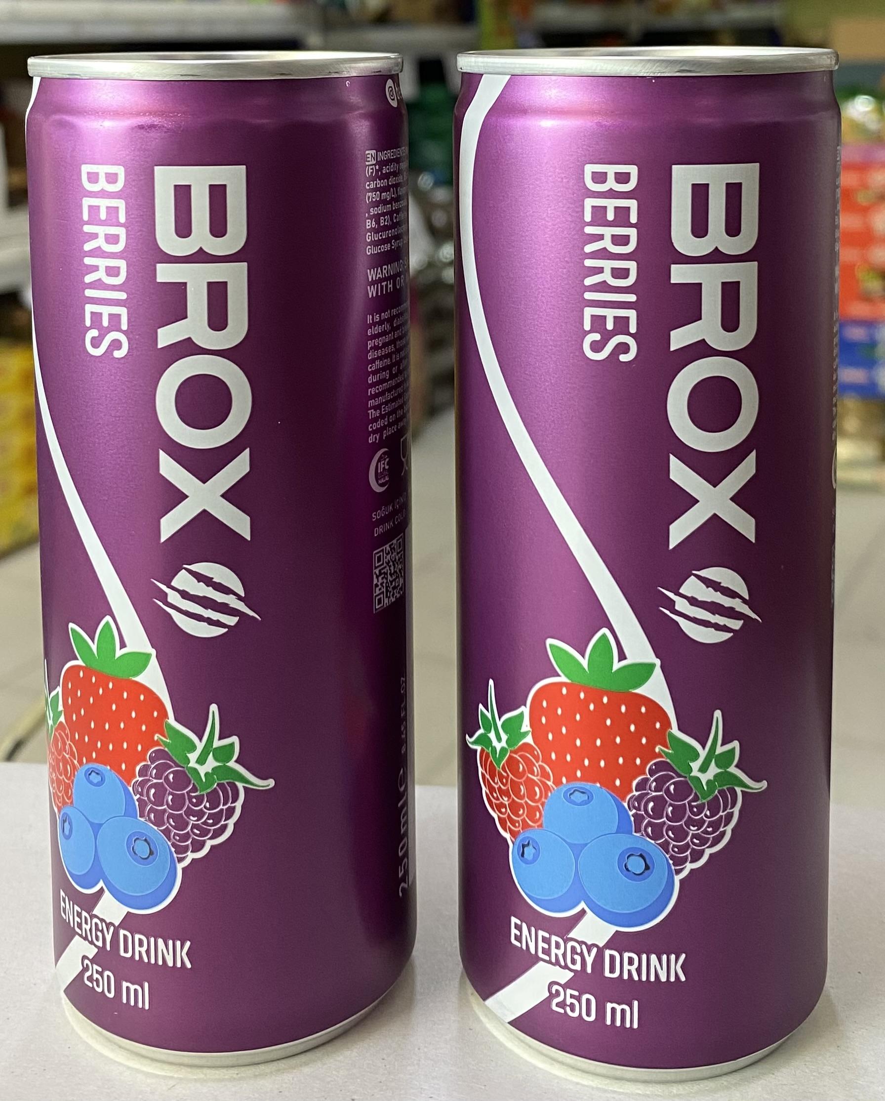 BROX ENERJİ İÇECEĞİ 250 ML *24* BERRIES