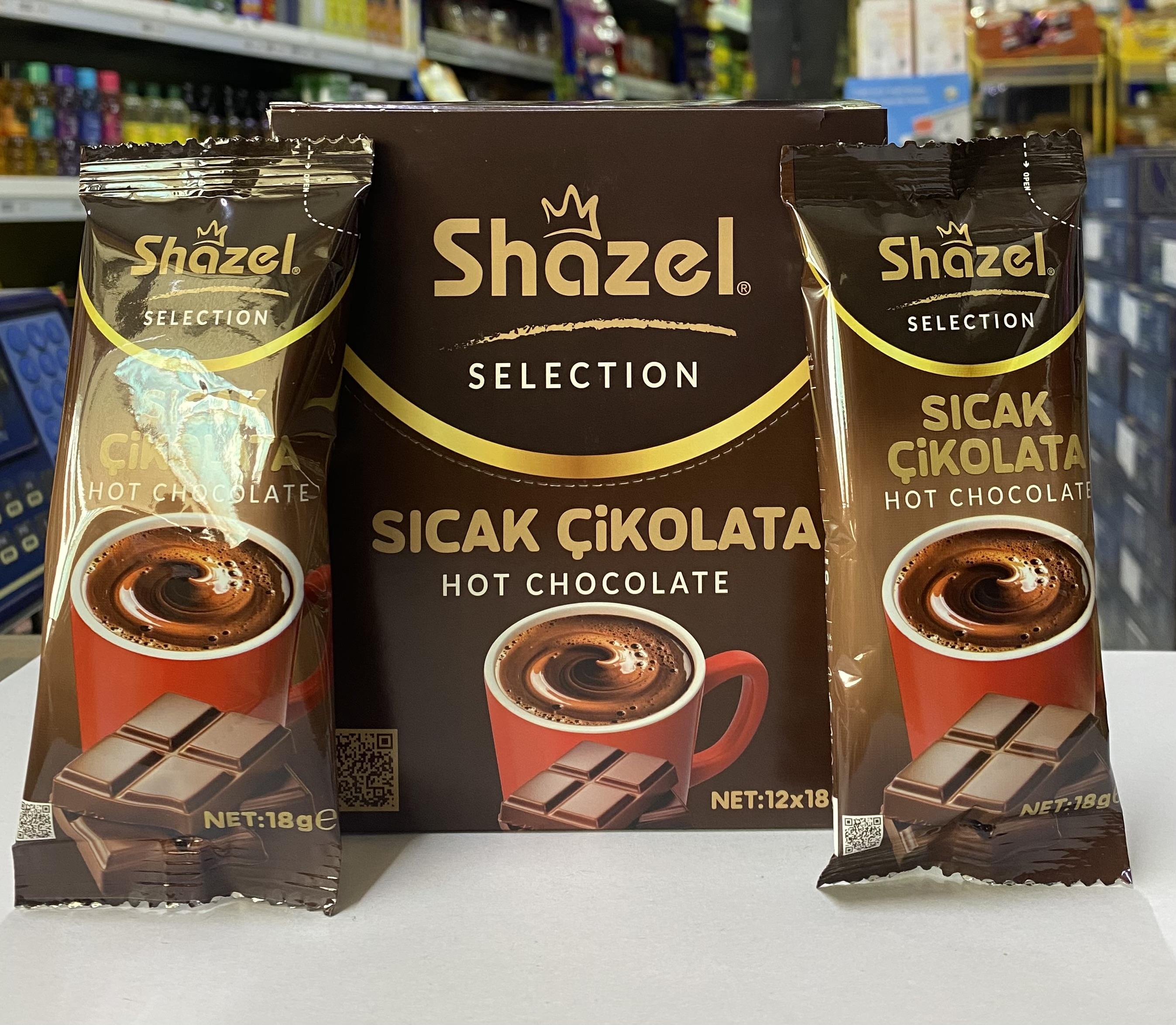 SHAZEL SICAK ÇİKOLATA 18 GR 12'Lİ *12*