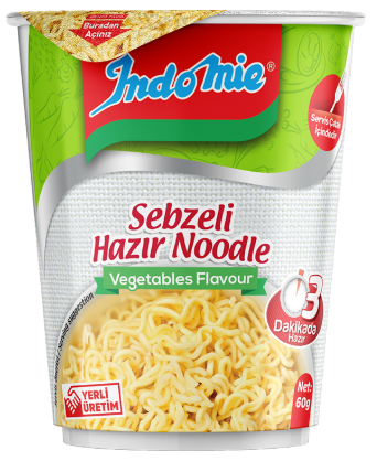 INDOMİE NOODLE SEBZE TABAK *24* 60 GR