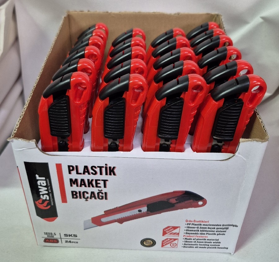 MAKET BIÇAGI SVART PİLASTİK 24 LÜ