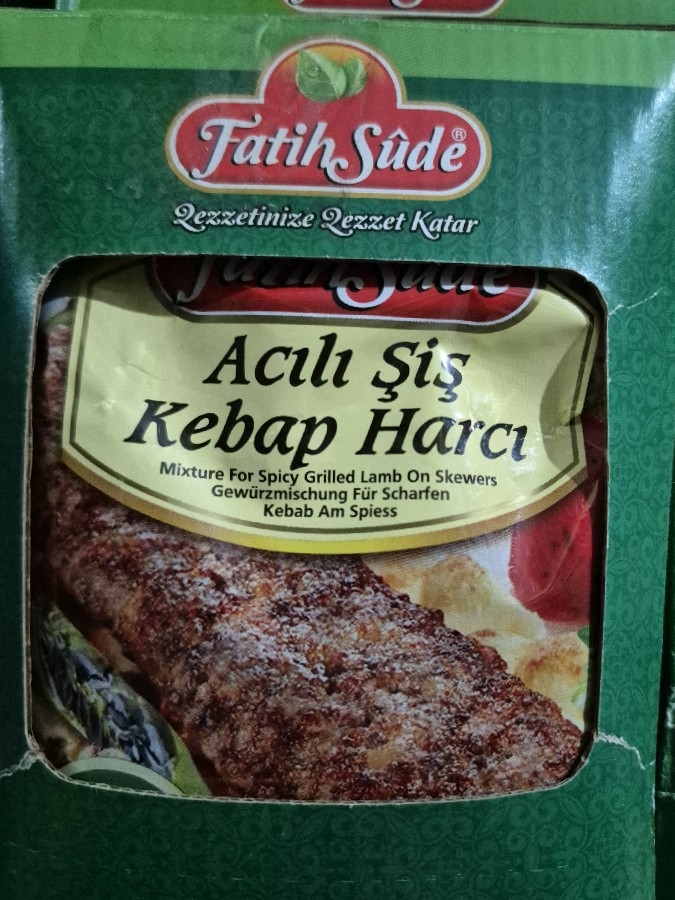 Fatih sude acılı şiş kebabı harcı 75