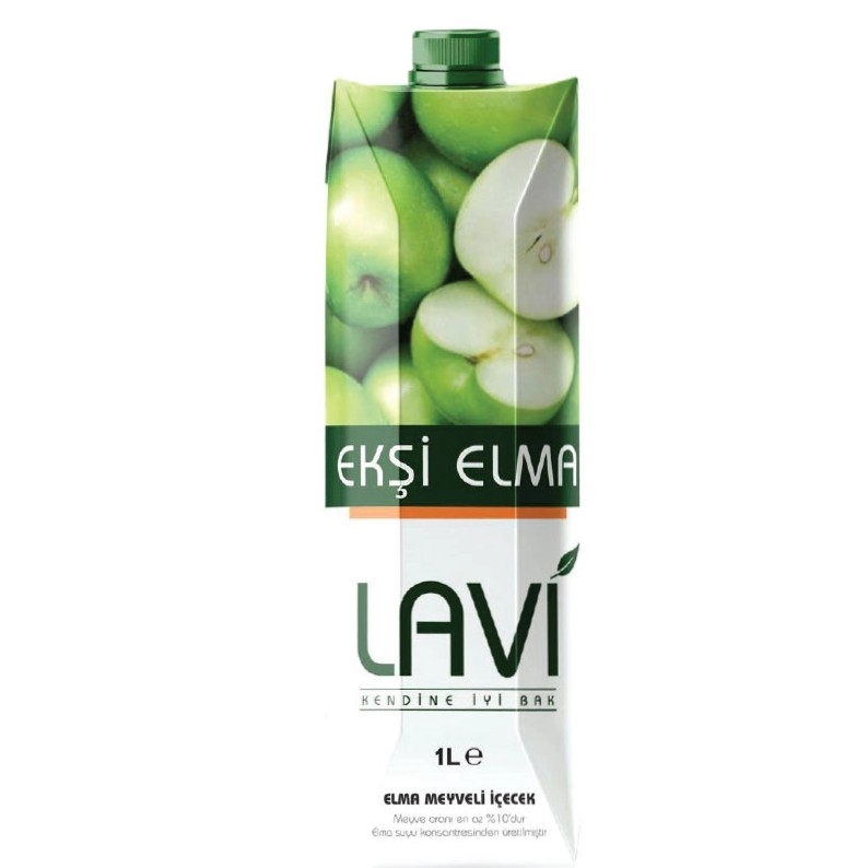 LAVİ MEYVA SUYU ELMA  1 LT 12 Lİ