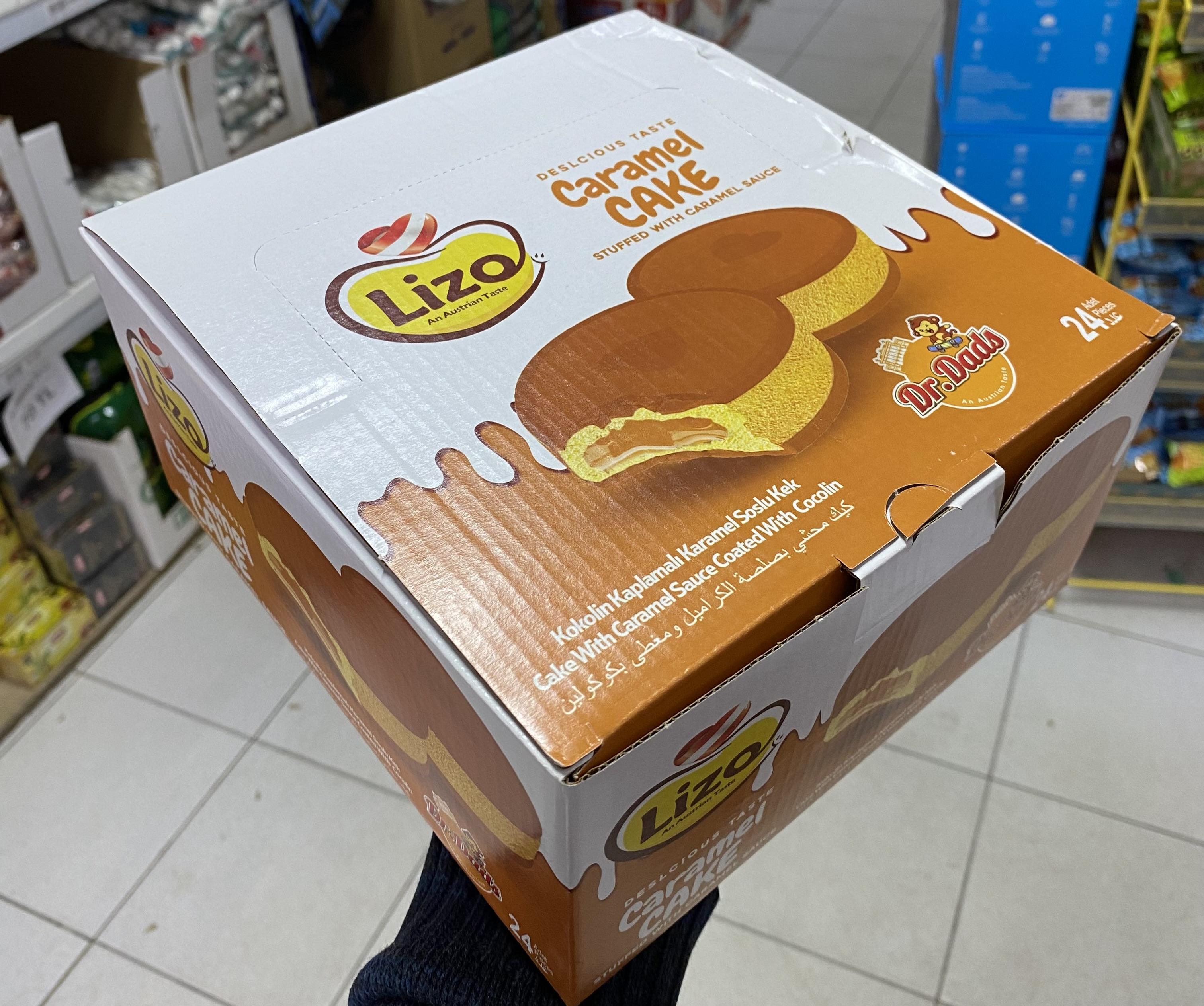 LİZO KEK KARAMEL 30GR *24*