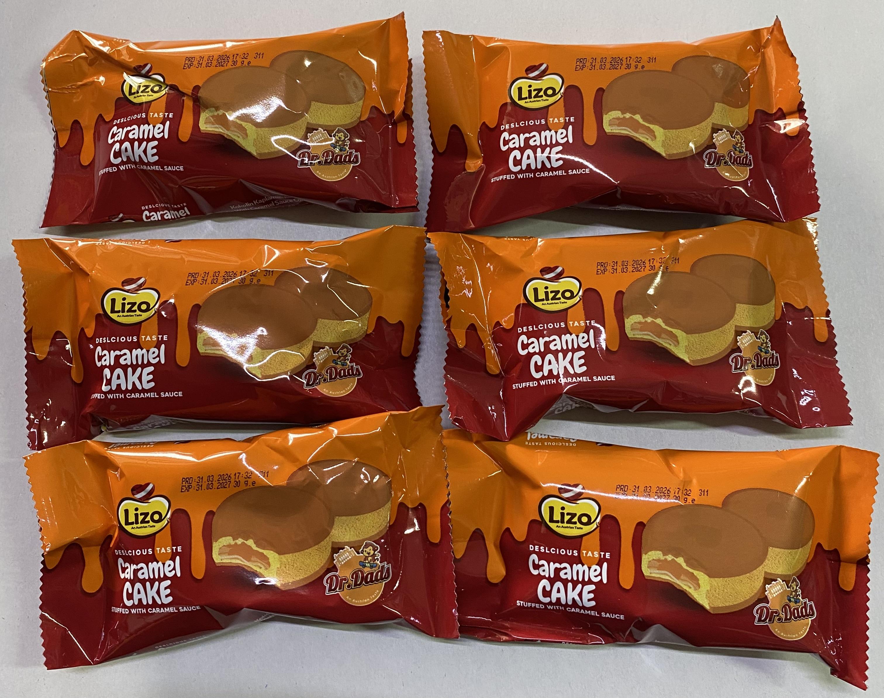 LİZO KEK KARAMEL 30GR *24*