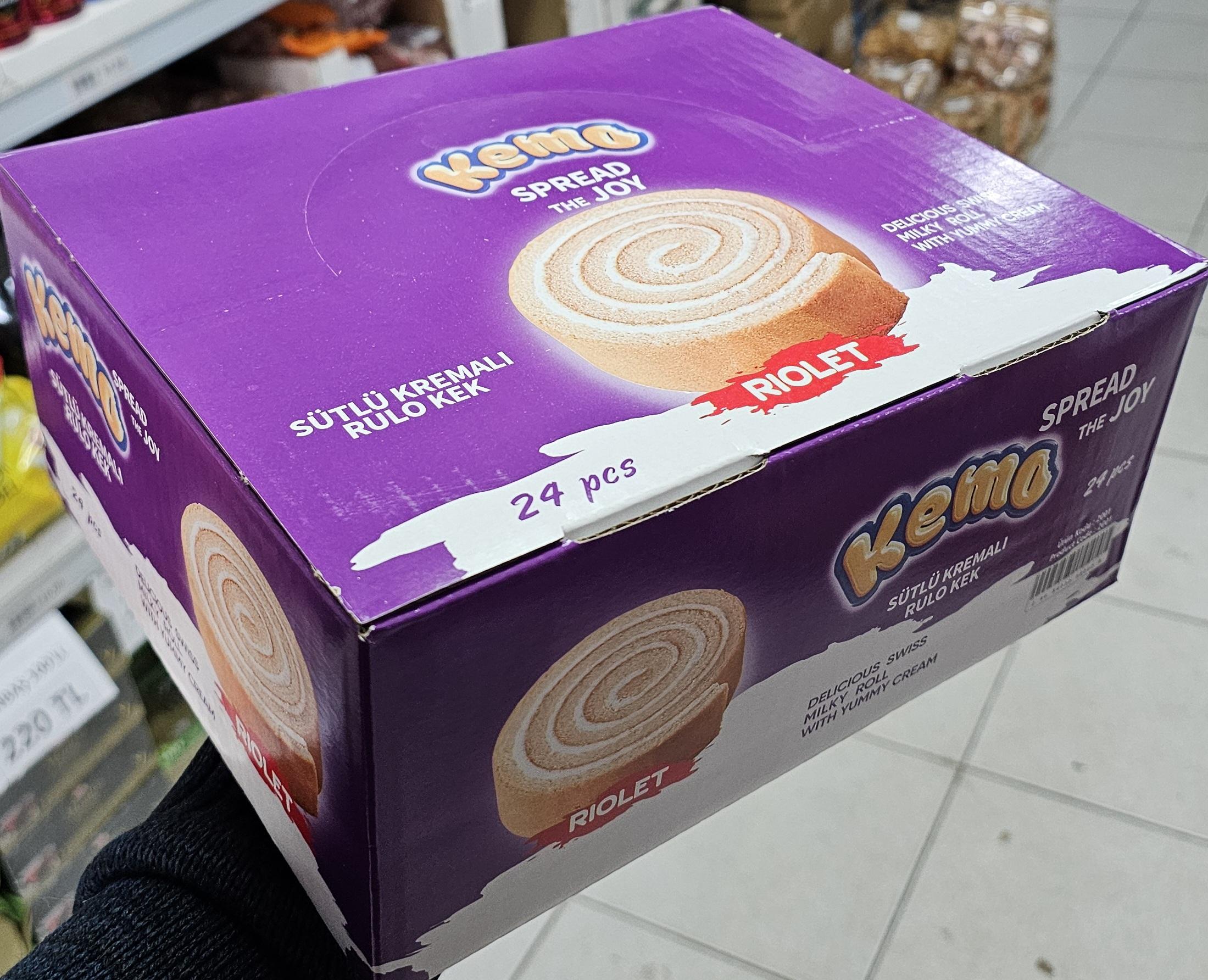 KEMO RULO KEK 40 GR *24* SÜTLÜ
