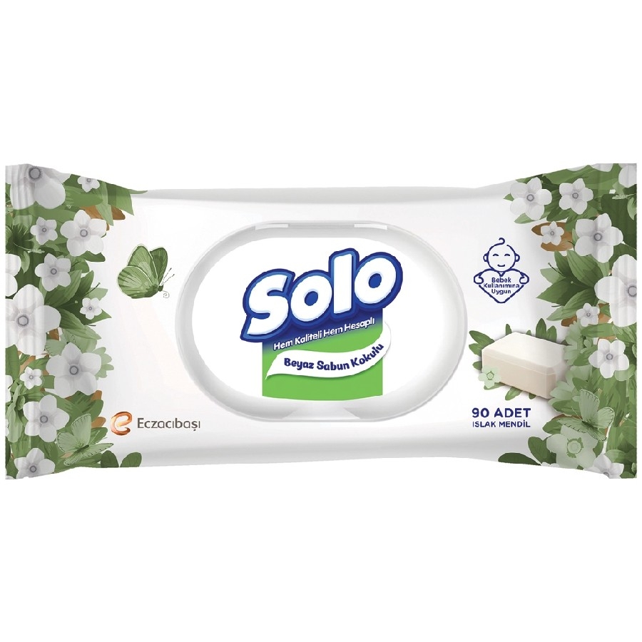 SOLO ISLAK MENDİL 90  LI 24
